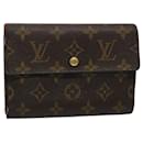 LOUIS VUITTON Monogram Porte Tresor Etui Papie Cartera M61202 EP de autenticación de LV2764 - Louis Vuitton