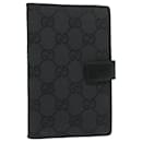 GUCCI GG Canvas Day Planner Cover Black 031 0416 1023 Auth yk9858 - Gucci