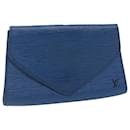 LOUIS VUITTON Epi Art Deco Clutch Bag Blue M52635 LV Auth ep2564 - Louis Vuitton
