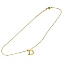 Christian Dior Necklace metal Gold Auth am5563