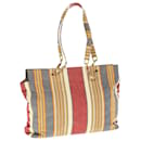 CHANEL Chain Shoulder Bag Canvas Multicolor CC Auth bs10574 - Chanel