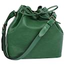 LOUIS VUITTON Epi Petit Noe Shoulder Bag Green M44104 LV Auth 63216 - Louis Vuitton