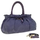 Prada Hand Bag Nylon 2way Purple Auth yb458