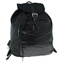 PRADA Backpack Nylon Black Auth hk923 - Prada
