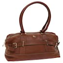 BURBERRY Shoulder Bag Leather Brown Auth bs11191 - Burberry