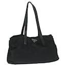 PRADA Shoulder Bag Nylon Black Auth 63675 - Prada