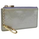 LOUIS VUITTON Monograma Vernis Pochette Cles Bolsa de moedas Lavande M91249 auth 63290 - Louis Vuitton