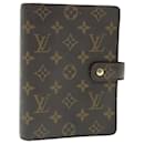 Agenda con monograma MM de LOUIS VUITTON Cubierta para planificador de día R20105 LV Auth 63913 - Louis Vuitton