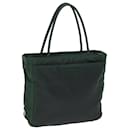 PRADA Hand Bag Nylon Green Auth 63209 - Prada