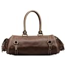 Brown Celine Leather Handbag - Céline