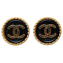 Orecchini a clip CC Chanel in oro