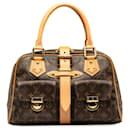 Brown Louis Vuitton Monogram Manhattan GM Handbag