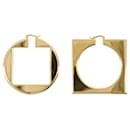Les Creoles Rond Carre Ohrringe - Jacquemus - Metall - Gold