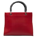 Bamboo Leather Handbag 002 1016 2123 - Autre Marque