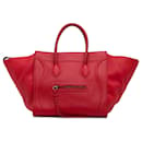 Celine Red Medium Phantom Luggage Tote - Céline