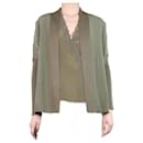 Green lace silk top and cardigan set - size UK 12 - Max & Moi