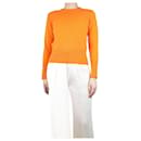 Orangefarbener Pullover mit Rundhalsausschnitt – Größe UK 8 - Autre Marque