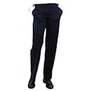 Navy blue wool trousers - size UK 6 - Stella Mc Cartney