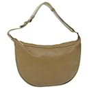 GUCCI Sherry Line Shoulder Bag Leather Beige White 001 4181 Auth hk1111 - Gucci
