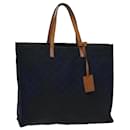 GUCCI GG Canvas Tote Bag Nylon outlet Navy Auth 65390 - Gucci