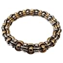 HERMES Very rare! FERSEN bracelet in yellow gold and silver - Hermès