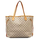 Louis Vuitton Branco Damier Azur Neverfull MM