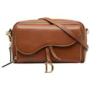 Dior Brown Double Saddle Pouch