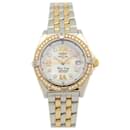 NEUF MONTRE BREITLING D67350 WINGS LADY D67350 31MM OR 18K DIAMANTS WATCH - Breitling