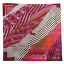 NEW HERMES SCARF INDIAN COUPON SQUARE 90 IN MULTICOLOR SILK SCARF SILK - Hermès