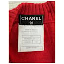 Novo vestido de malha de caxemira com botões do logotipo CC. - Chanel