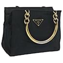 PRADA Hand Bag Nylon Black Auth bs12021 - Prada