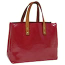 LOUIS VUITTON Monogram Vernis Reade PM Hand Bag Pink Fuchsia M91221 Auth ep3269 - Louis Vuitton
