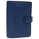 LOUIS VUITTON Epi Agenda PM Day Planner Cover Blue R20055 LV Auth 65349 - Louis Vuitton