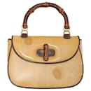 Gucci handbag with bamboo handle