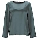 Max Mara Weekend Long Sleeve Blouse in Green Polyester - Autre Marque
