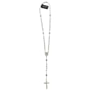 Dolce & Gabbana Rosary Necklace in Silver Brass