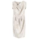 Vivienne Westwood Red Label Cowl Neck Dress in Cream Polyester