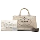 Bolsa Tote Canapa Logo - Prada