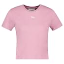 T-shirt con patch Baby Fox - Maison Kitsune - Cotone - Rosa - Autre Marque