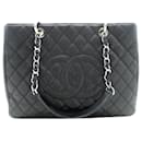 Schwarze Farbe 2014 GST-Tasche aus Kaviarleder - Chanel