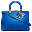 Bolso satchel Diorissimo mediano azul Dior