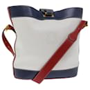 LOEWE Shoulder Bag Leather White Auth ar11421 - Loewe