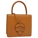 LOEWE Hand Bag Leather Brown Auth 66864 - Loewe
