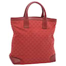 GUCCI GG Canvas Handtasche Rot 002 1093 Auth bs12270 - Gucci