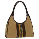 GUCCI Jackie Hand Bag Canvas Brown Beige yellow 002 1067 2123 Auth ep3424 - Gucci