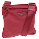 PRADA Shoulder Bag Nylon Pink Auth ep3381 - Prada