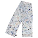 Sciarpa quadrata Louis Vuitton in seta con monogramma Paint Splash