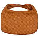 Sac à Bandoulière Hobo Cuir Intrecciato 2-Voies Orange - Bottega Veneta