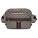 Beige GG Supreme Canvas Leather Ophidia Large Waist Bag - Gucci