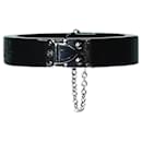 Bracelet lock me en résine noire - taille - Louis Vuitton